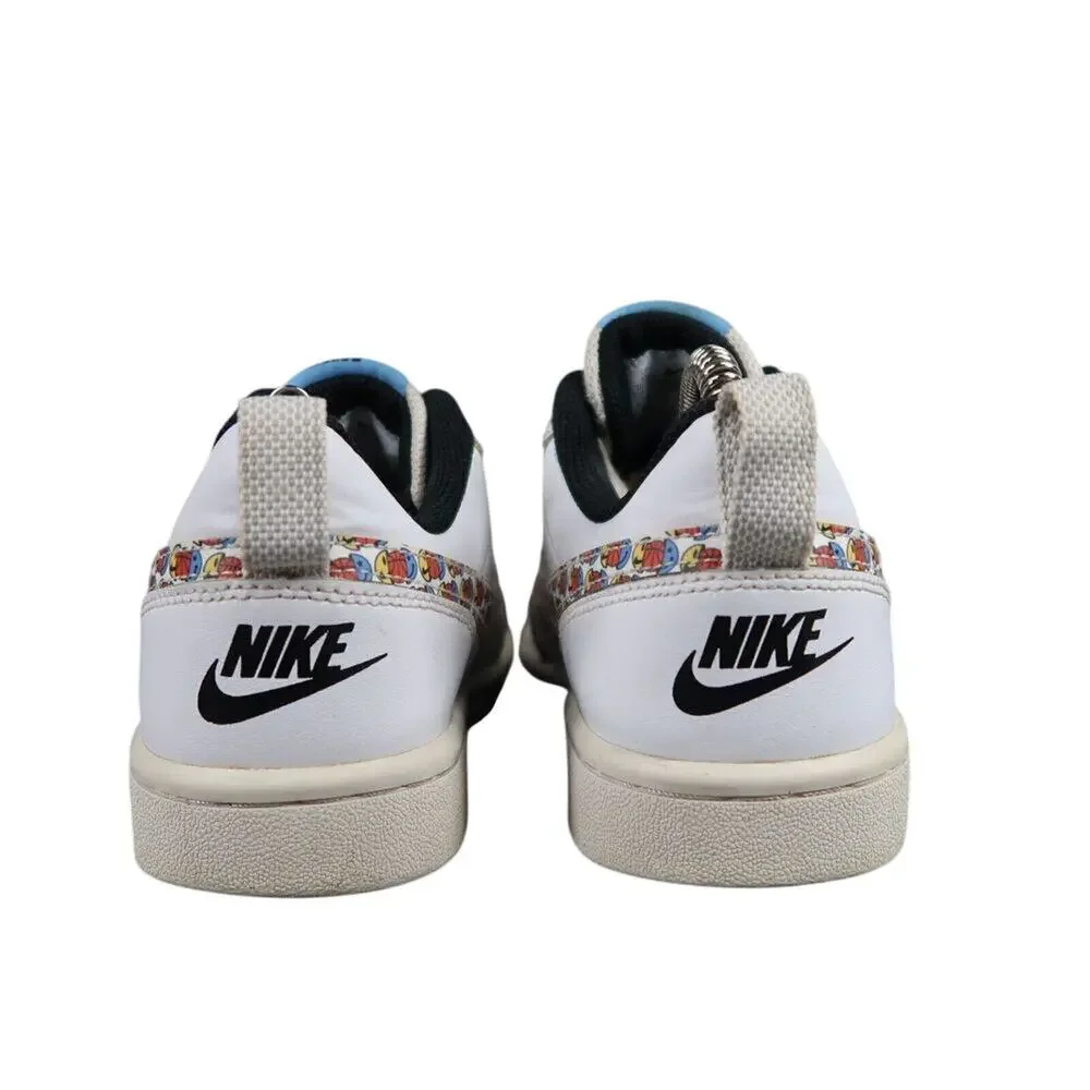 Nike Shoes Kids 5 Sneakers Court Borough Low Athletic Trainers Basketball Swoosh - Picture 7 of 16